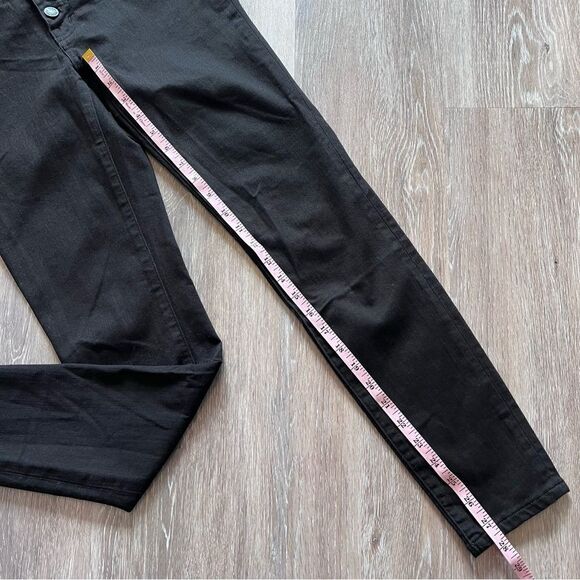 Madewell black skinny jeans mid rise exposed‎ button fly women’s size 28 - Picture 3 of 9